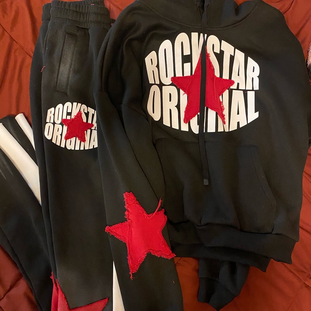 Women's rockstar sweat suit